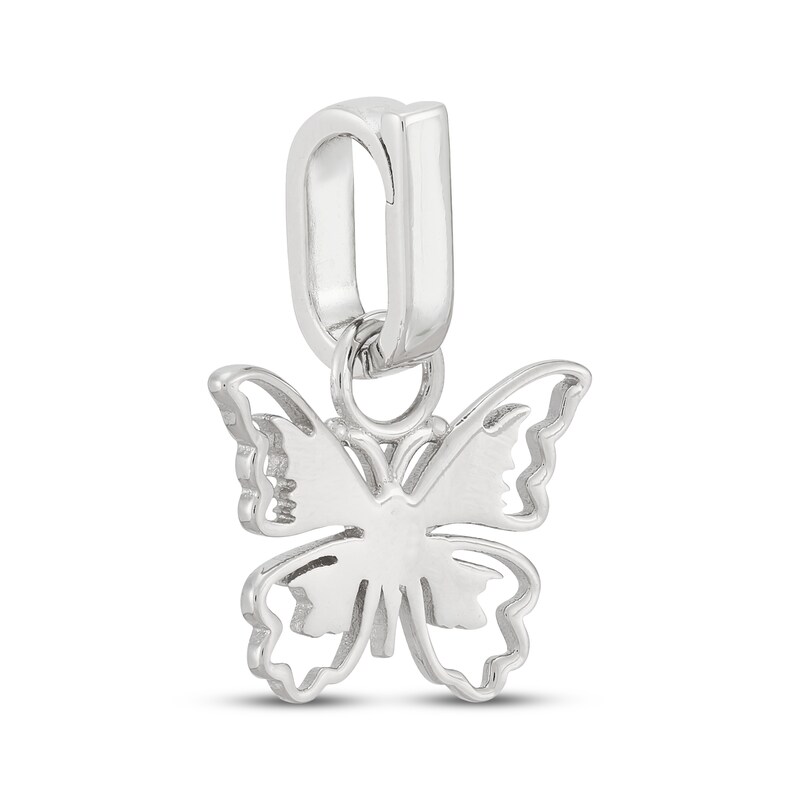 Main Image 4 of Charmed Memories Butterfly Charm Sterling Silver