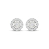 Thumbnail Image 2 of KAY Lab-Grown Diamonds Halo Stud Earrings 1/4 ct tw Sterling Silver