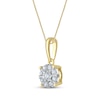 Thumbnail Image 2 of Multi-Diamond Necklace 1/10 ct tw 10K Yellow Gold 18&quot;