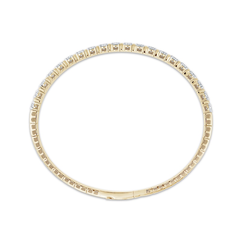 Main Image 2 of KAY Lab-Grown Diamonds Flex Bangle Bracelet 2 ct tw 10K Yellow Gold