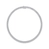 Thumbnail Image 2 of Multi-Diamond Tennis Necklace 1 ct tw Sterling Silver 17&quot;