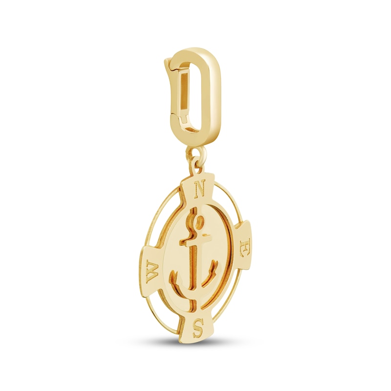 Main Image 2 of Charmed Memories Anchor & Compass Charm 10K Yellow Gold