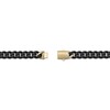 Thumbnail Image 3 of Curb Chain & Mariner Link Station Necklace 8mm Black & Yellow Ion-Plated Solid Stainless Steel 22&quot;