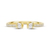 Thumbnail Image 3 of Baguette & Round-Cut Lab-Grown Diamond Deconstructed Ring 1/5 ct tw 10K Yellow Gold