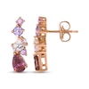 Thumbnail Image 3 of Le Vian Pretty in Amethyst, Pink Tourmaline, Morganite & Pink Sapphire Drop Earrings 14K Strawberry Gold