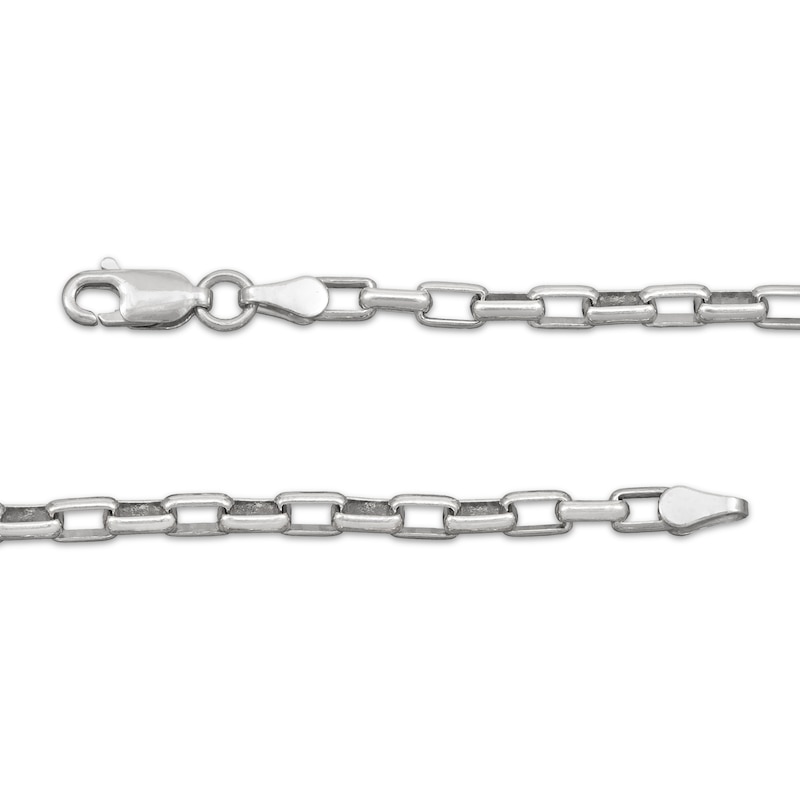 Main Image 3 of 3.1mm Paperclip Chain Necklace Solid Sterling Silver 22"