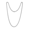 Thumbnail Image 2 of 3.6mm Wheat Chain Necklace Solid Sterling Silver 22"
