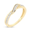Thumbnail Image 2 of Now + Forever Diamond Swirl Anniversary Ring 1/4 ct tw 10K Yellow Gold