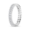 Thumbnail Image 2 of Now + Forever Emerald-Cut Lab-Grown Diamond Eternity Ring 2 ct tw 14K White Gold
