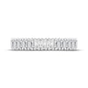 Thumbnail Image 4 of Now + Forever Emerald-Cut Lab-Grown Diamond Eternity Ring 2 ct tw 14K White Gold
