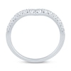 Thumbnail Image 3 of Lab-Grown Diamond Chevron Anniversary Ring 1/2 ct tw 14K White Gold