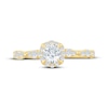 Thumbnail Image 3 of Now + Forever Round-Cut Diamond Halo Engagement Ring 3/4 ct tw 14K Yellow Gold