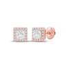 Thumbnail Image 1 of KAY Lab-Grown Diamonds Princess-Cut Stud Earrings 1/2 ct tw 14K Rose Gold (F/SI2)