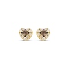 Thumbnail Image 2 of Le Vian Diamond Heart Stud Earrings 1/8 ct tw 14K Honey Gold