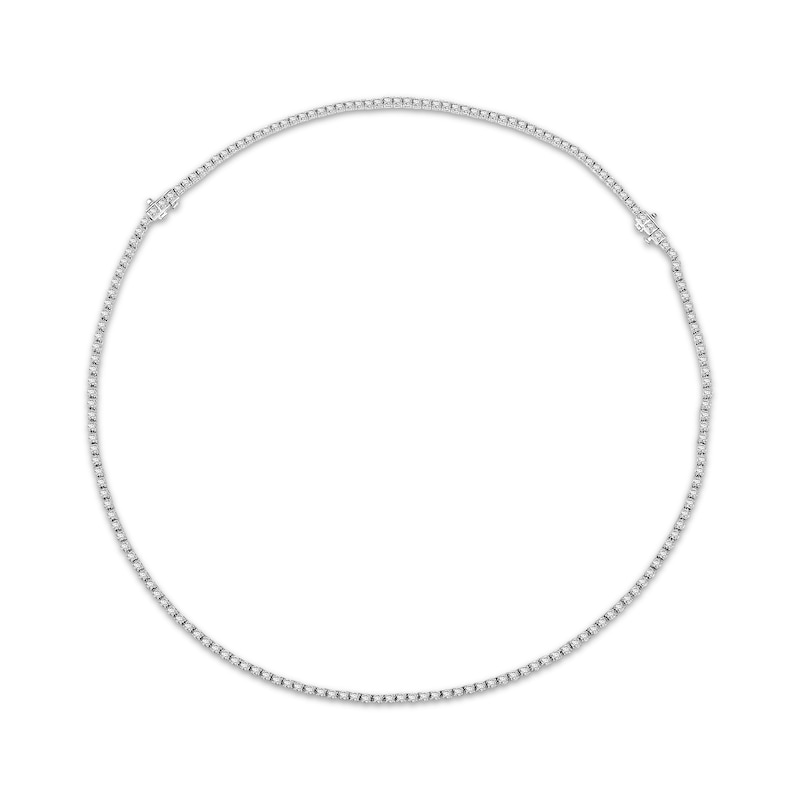 Main Image 1 of Tennis Match Lab-Grown Diamond Necklace & Bracelet Convertible Set 15 ct tw 10K White Gold