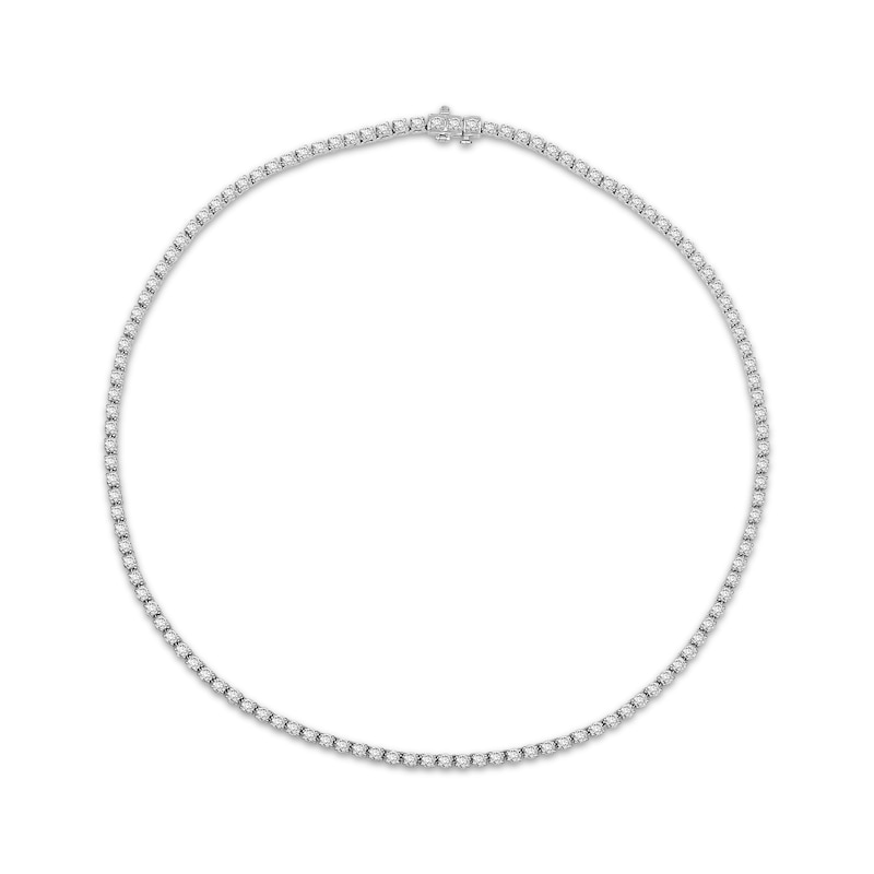 Main Image 3 of Tennis Match Lab-Grown Diamond Necklace & Bracelet Convertible Set 15 ct tw 10K White Gold