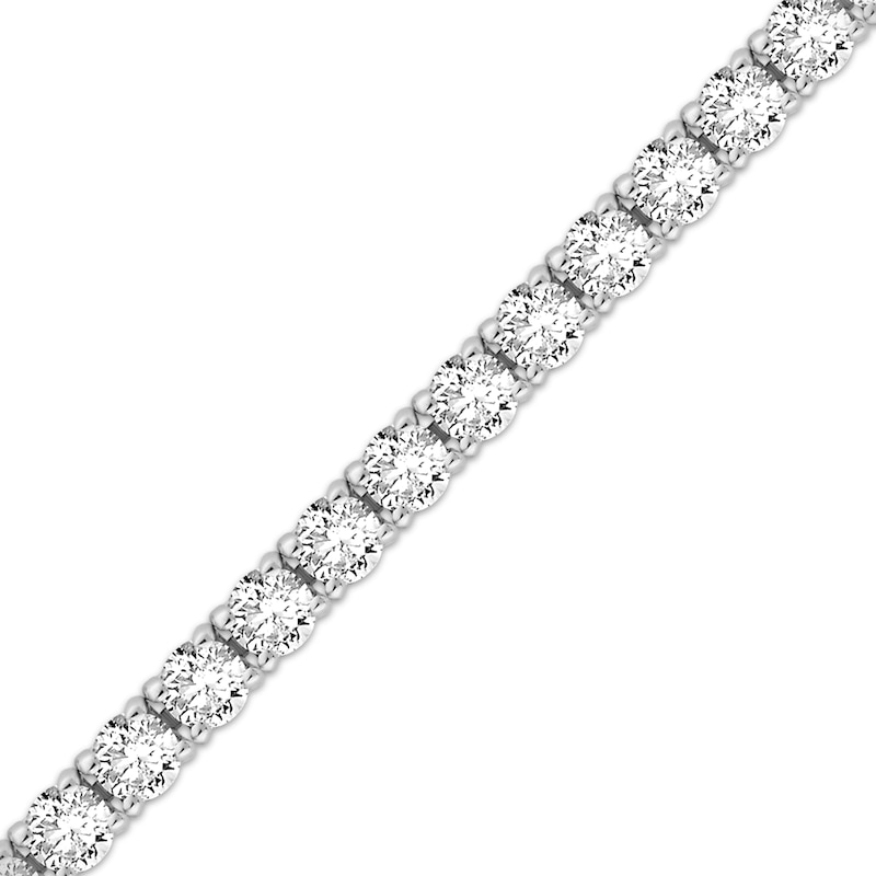 Main Image 5 of Tennis Match Lab-Grown Diamond Necklace & Bracelet Convertible Set 15 ct tw 10K White Gold