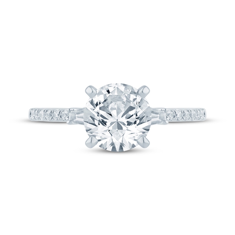Main Image 3 of Now + Forever Lab-Grown Diamonds Round-Cut Engagement Ring 1-3/4 ct tw 14K White Gold