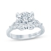 Thumbnail Image 1 of Monique Lhuillier Bliss Round-Cut Lab-Grown Diamond Three-Stone Engagement Ring 3-7/8 ct tw 18K White Gold