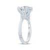 Thumbnail Image 2 of Monique Lhuillier Bliss Round-Cut Lab-Grown Diamond Three-Stone Engagement Ring 3-7/8 ct tw 18K White Gold