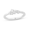 Thumbnail Image 1 of JOUJE Collection Lab-Grown Diamond Scatter Ring 1/4 ct tw Sterling Silver