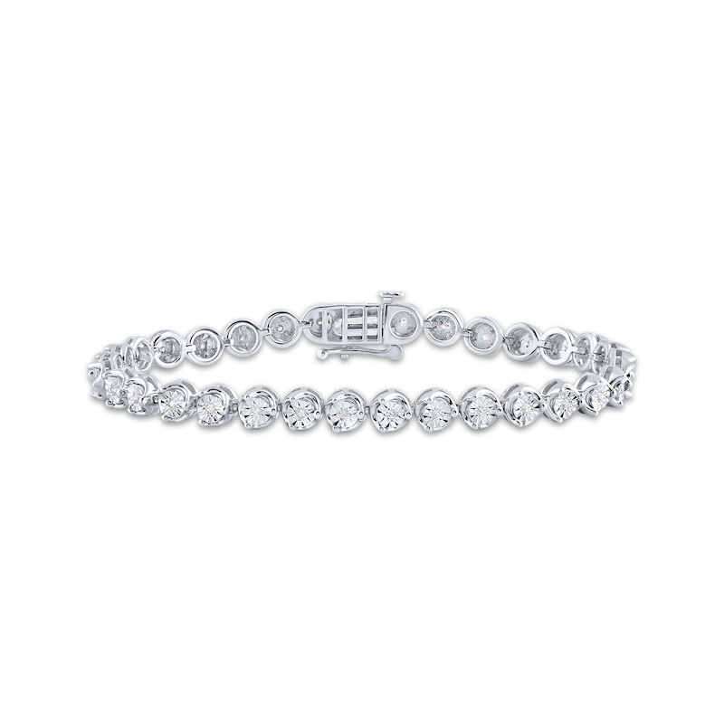 Main Image 1 of KAY Lab-Grown Diamonds Tennis Bracelet 1/4 ct tw Sterling Silver 7"
