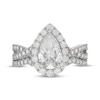 Thumbnail Image 3 of Neil Lane Artistry Pear-Shaped Lab-Grown Diamond Halo Bridal Set 2-1/2 ct tw 14K White Gold
