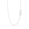 Thumbnail Image 1 of Lab-Created Diamonds by KAY Double Frame Necklace 1 ct tw 14K White Gold 18”
