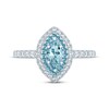 Thumbnail Image 3 of Monique Lhuillier Bliss Marquise-Cut Aquamarine, Swiss Blue Topaz & Diamond Engagement Ring 5/8 ct tw 14K White Gold