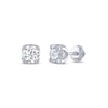 Thumbnail Image 0 of THE LEO Legacy Lab-Created Diamond Round-Cut Solitaire Stud Earrings 1 ct tw 14K White Gold (F/VS2)