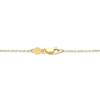 Thumbnail Image 1 of Italian Brilliance Diamond-Cut Butterfly Necklace 14K Yellow Gold 18"