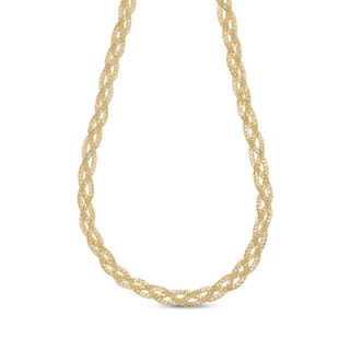 14k Gold Hollow Rope Chain 5mm — AB and J