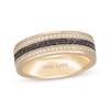 Thumbnail Image 0 of Neil Lane Men's Black & White Diamond Wedding Band 1/2 ct tw 14K Yellow Gold