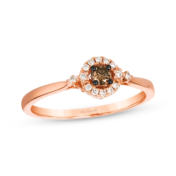 Le Vian Diamond Ring 1/6 ct tw 14K Strawberry Gold