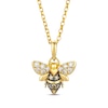 Thumbnail Image 1 of Le Vian Garden Party Diamond Bee Necklace 1/4 ct tw 14K Honey Gold 19&quot;