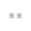 Thumbnail Image 2 of KAY Lab-Grown Diamonds Round-cut Solitaire Stud Earrings 3/4 ct tw 14K Yellow Gold (F/SI2)