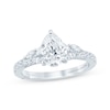Thumbnail Image 1 of Monique Lhuillier Bliss Pear-Shaped Lab-Grown Diamond Engagement Ring 2 ct tw 18K White Gold