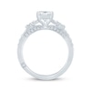 Thumbnail Image 3 of Monique Lhuillier Bliss Pear-Shaped Lab-Grown Diamond Engagement Ring 2 ct tw 18K White Gold