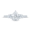 Thumbnail Image 4 of Monique Lhuillier Bliss Pear-Shaped Lab-Grown Diamond Engagement Ring 2 ct tw 18K White Gold