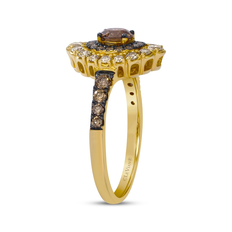 Main Image 2 of Le Vian Sunflower Ring 1-1/4 ct tw Diamonds 14K Honey Gold