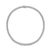 Thumbnail Image 2 of Multi-Diamond Tennis Necklace 1/2 ct tw Sterling Silver 17"