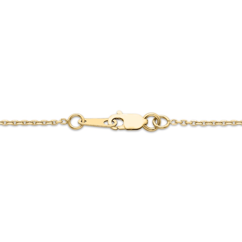 Main Image 3 of Milestones Diamond Teardrop Necklace 1 ct tw 10K Yellow Gold 18&quot;