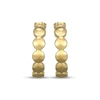 Thumbnail Image 2 of Disc Hoop Earrings 18K Yellow Gold-Plated Sterling Silver
