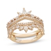 Thumbnail Image 1 of Neil Lane Artistry Pear, Marquise & Round-Cut Lab-Grown Diamond Enhancer Ring 1 ct tw 14K Yellow Gold