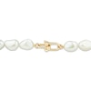 Thumbnail Image 3 of Baroque Cultured Pearl Necklace 14K Yellow Gold 18&quot;