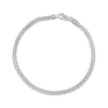 Thumbnail Image 1 of 3.6mm Wheat Chain Bracelet Solid Sterling Silver 8.5"