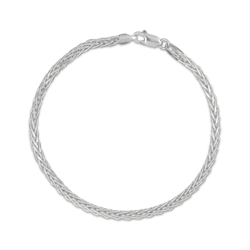 Main Image 1 of 3.6mm Wheat Chain Bracelet Solid Sterling Silver 8.5"