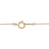Thumbnail Image 4 of Children's Cross & Virgin Mary Charm Necklace Hollow 14K Tri-Tone Gold 14"