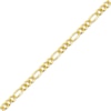 Thumbnail Image 1 of 5.7mm Diamond-Cut Figaro Chain Necklace Solid 10K Yellow Gold 20"