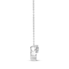 Thumbnail Image 3 of Lab-Grown Diamond Circle Necklace 1/4 ct tw Sterling Silver 18"